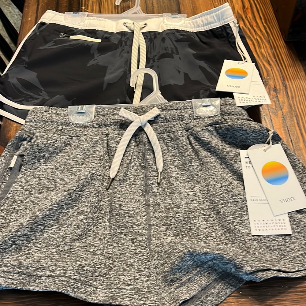 NWT Vuori Tavi and Halo Series Shorts